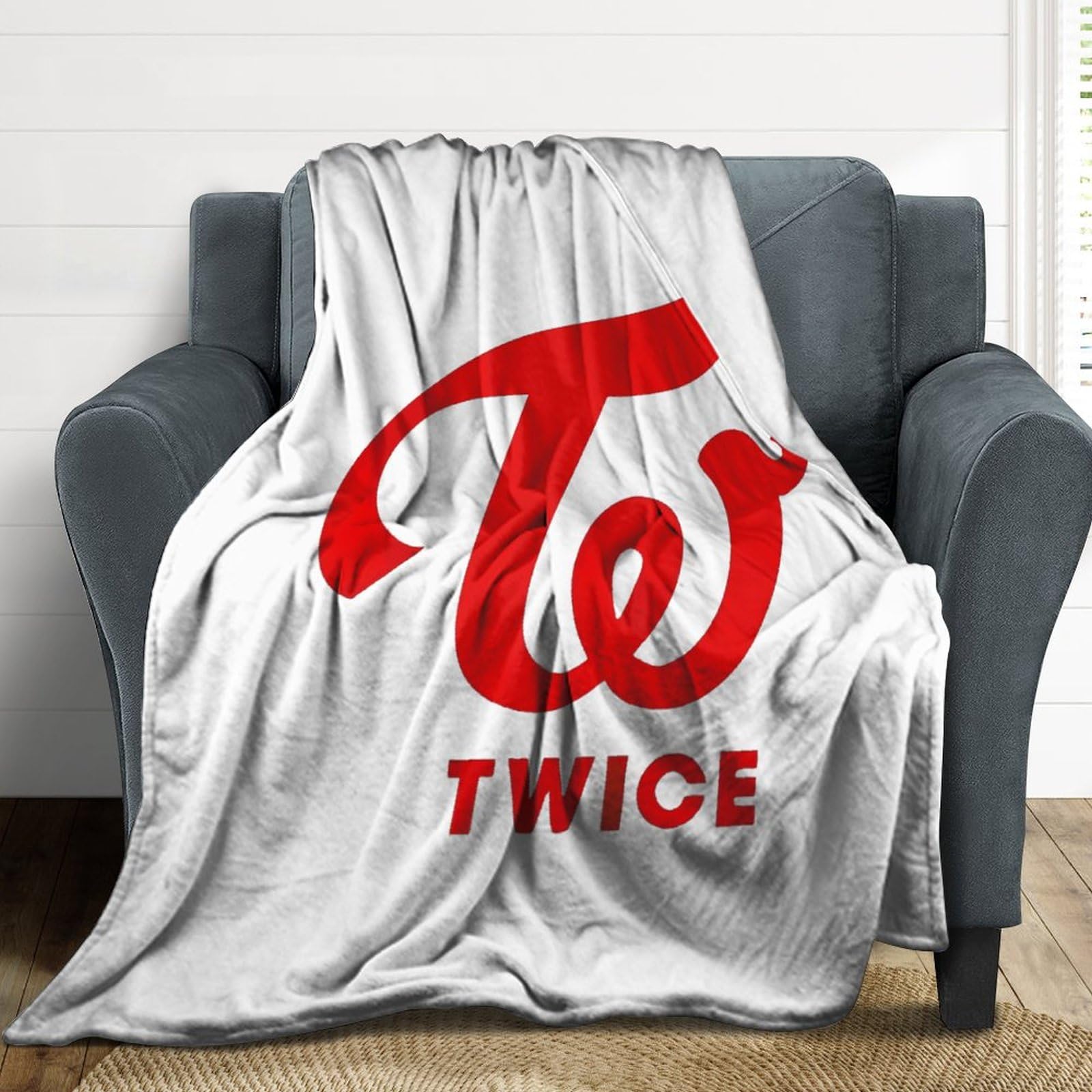 Amazon｜Twice トゥワイス 毛布 ブランケット フランネルブランケット